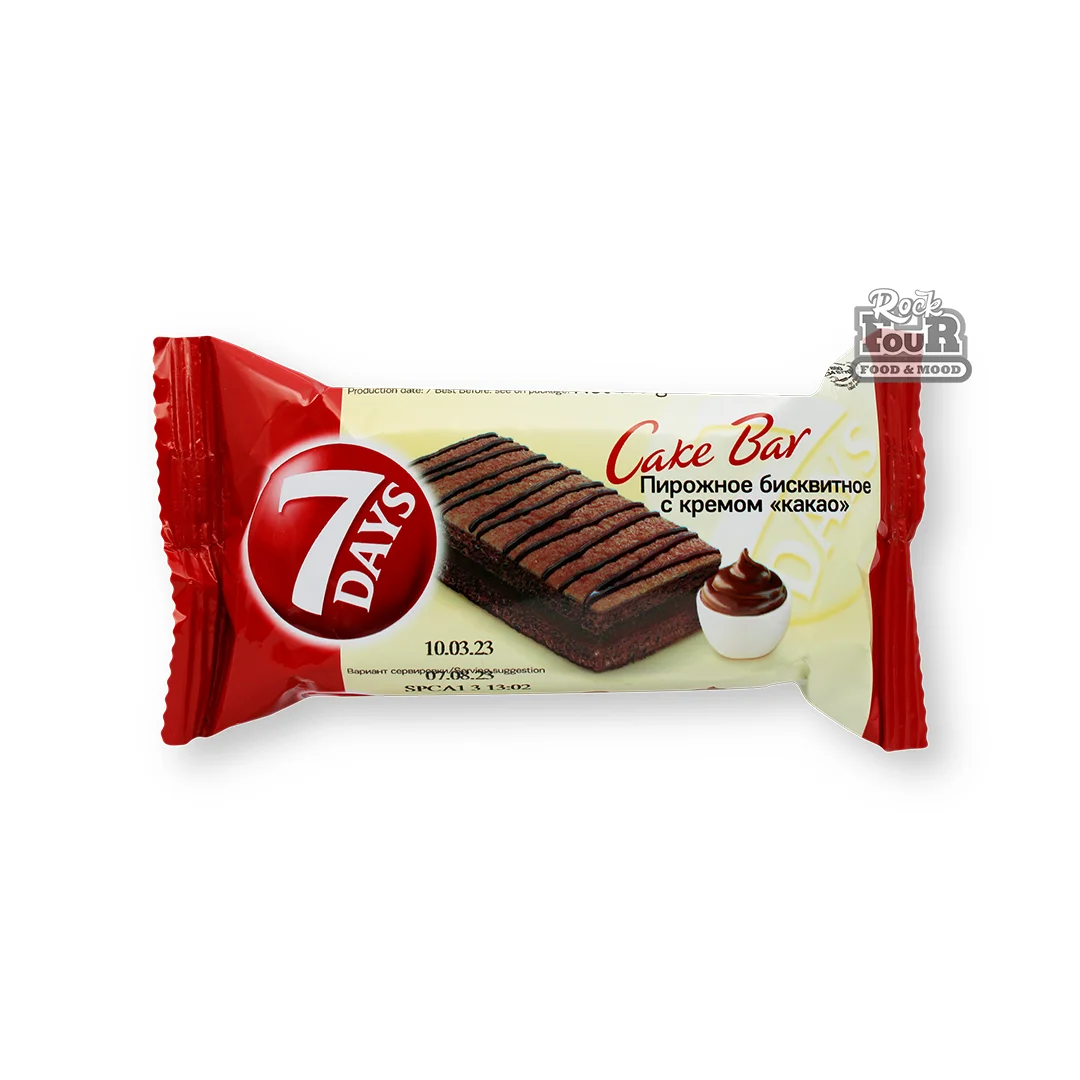 Biscuit cake "7Days" with cocoa cream 30g